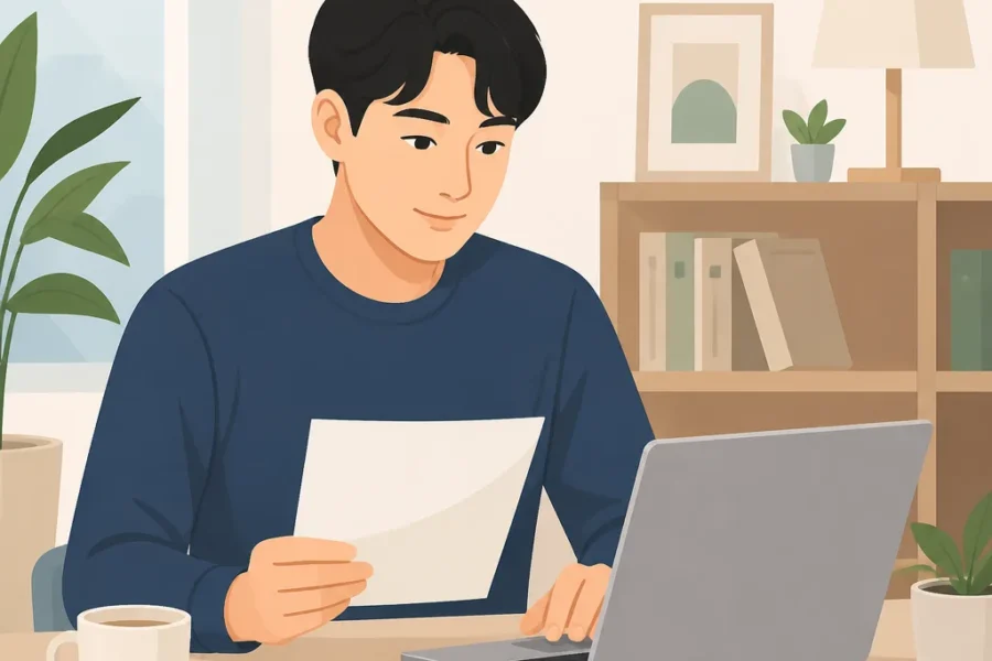2026년 9월 재산세 위택스 납부 방법을 확인하는 장면